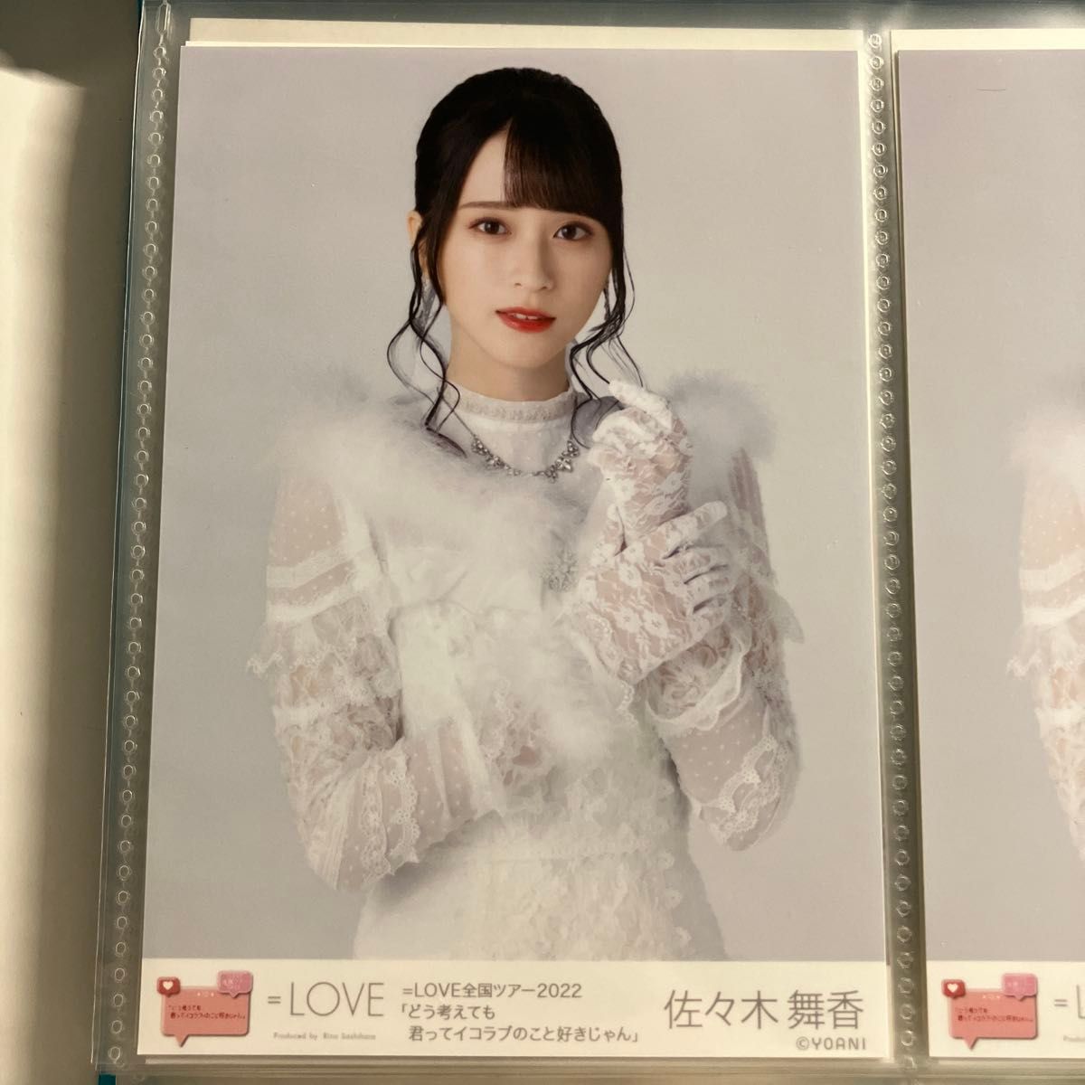 イコラブ 佐々木舞香 生写真 恋人以上 好き未満 ウエディングドレス