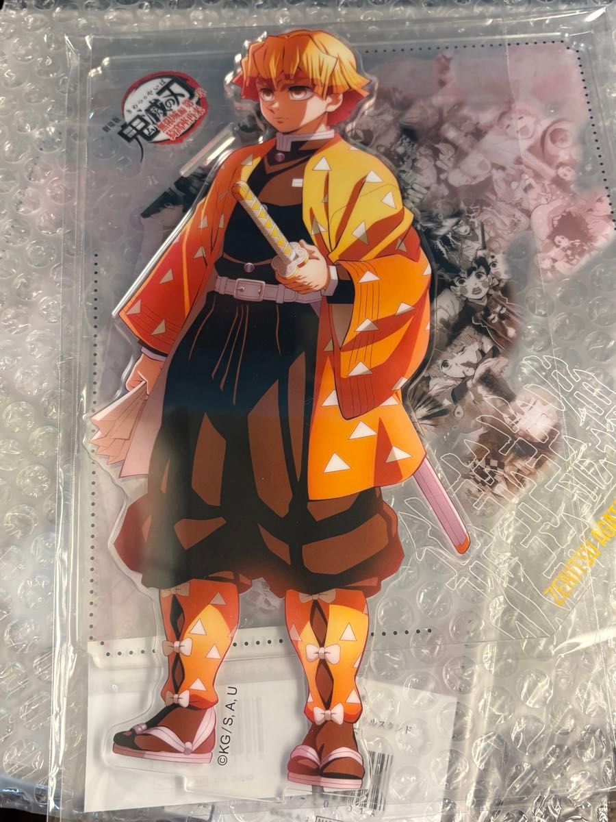 鬼滅の刃 戦支度イラストコラージュ アクリルスタンド 我妻善逸｜Yahoo