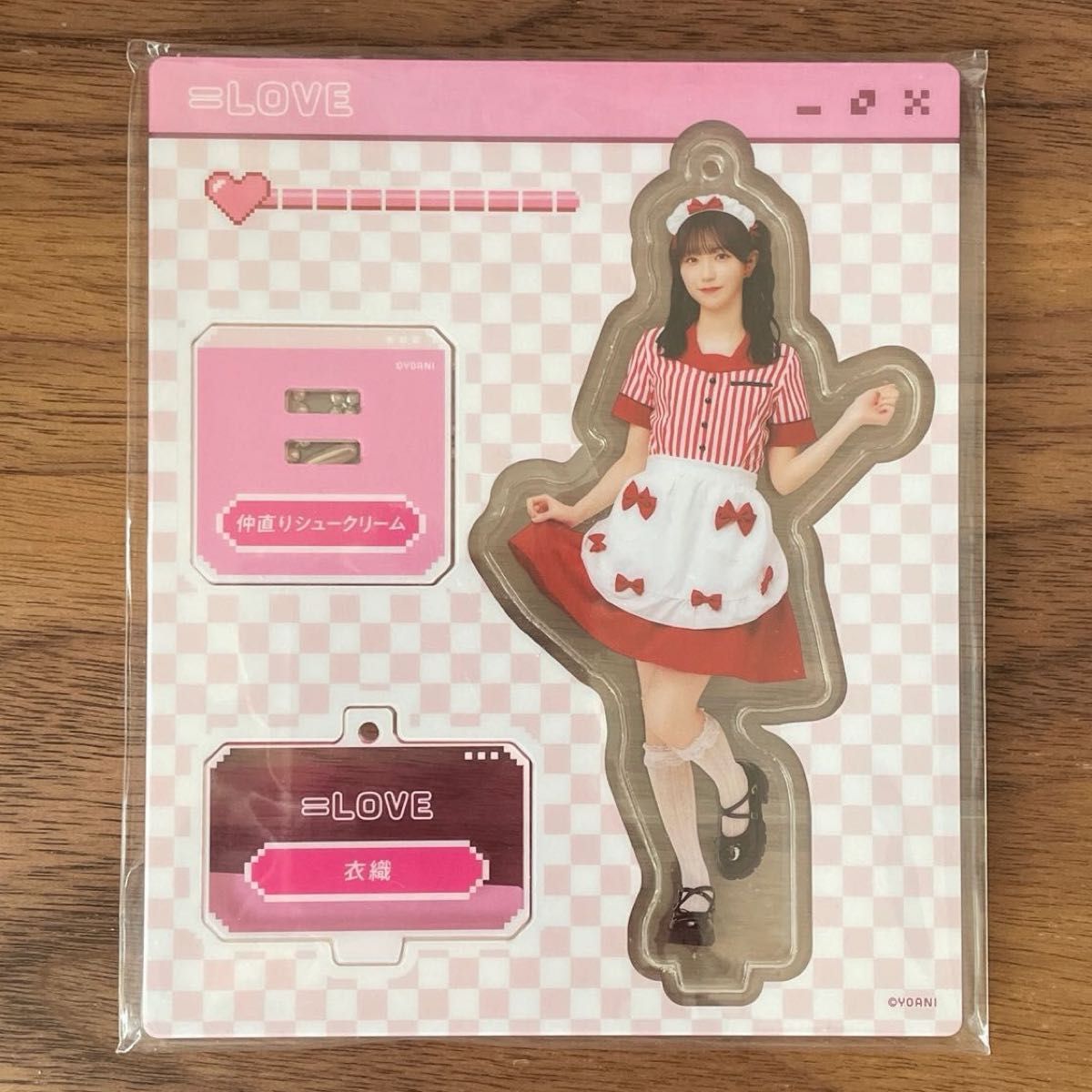 LOVE イコラブ 野口衣織 生写真 仲直りシュークリーム 赤帯 白帯