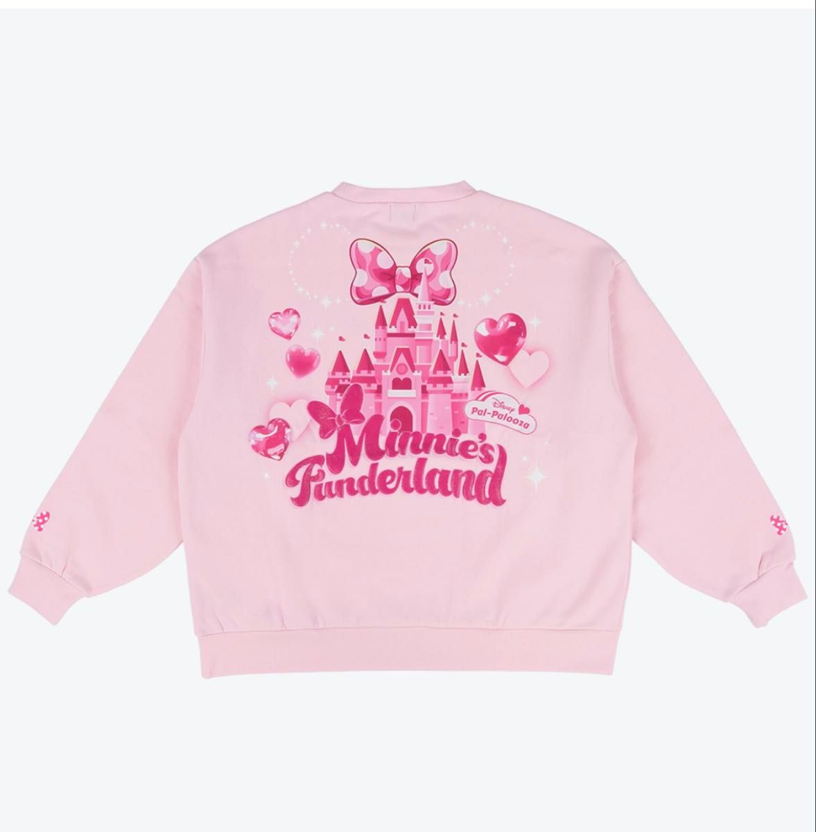 ミニーのファンダーランド トレーナー ディズニー パルパルーザ ピンク