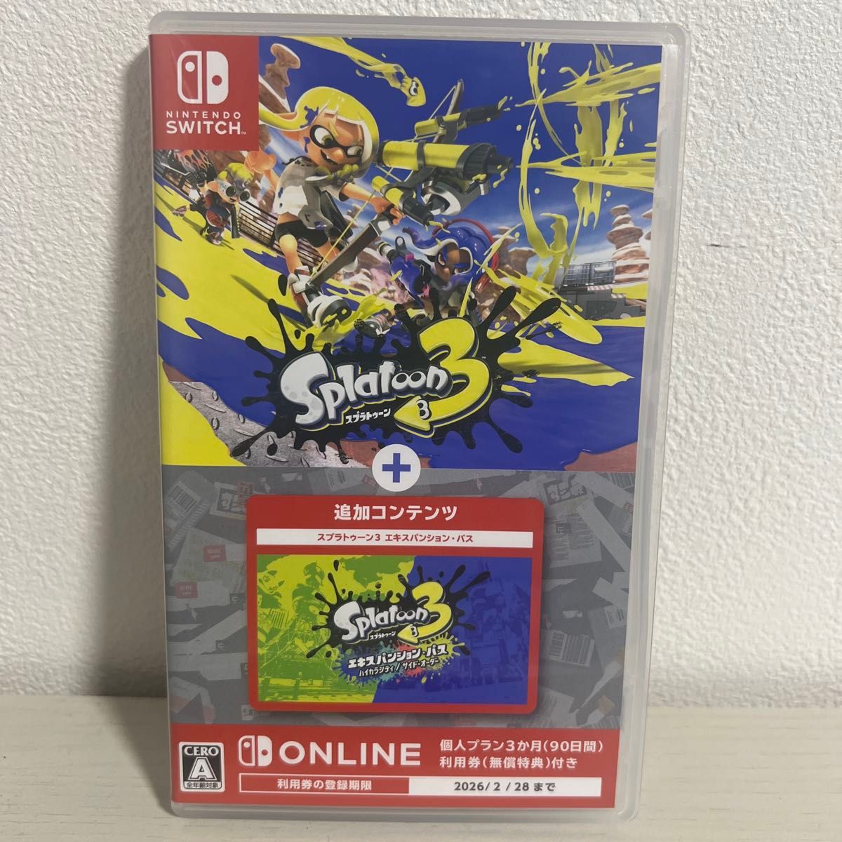 任天堂 【Switch】 スプラトゥーン3＋エキスパンションパス Switch用