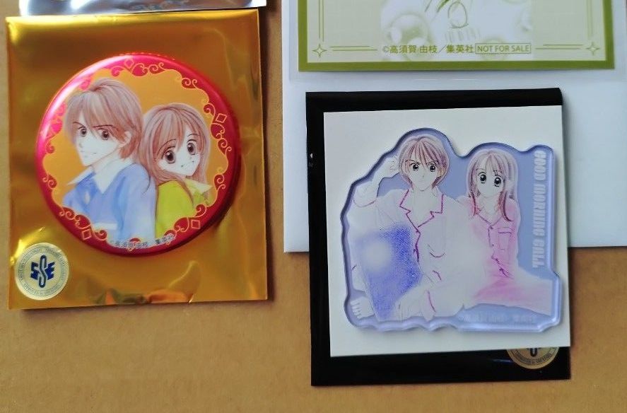 りぼん カフェ 神風怪盗ジャンヌ アクスタ 缶バッジ アクリル