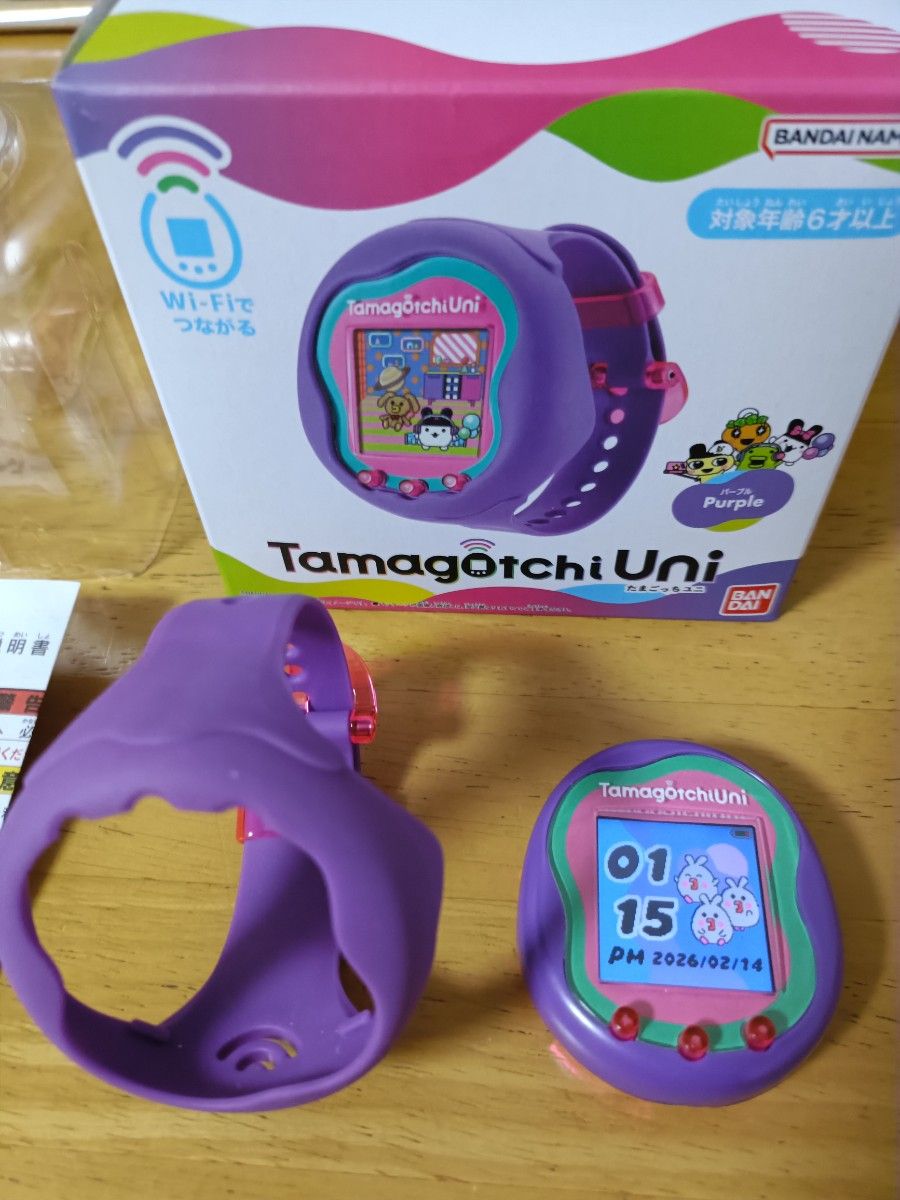 たまごっちユニ Tamagotchi Uni バンダイ BANDAI パープル Purple