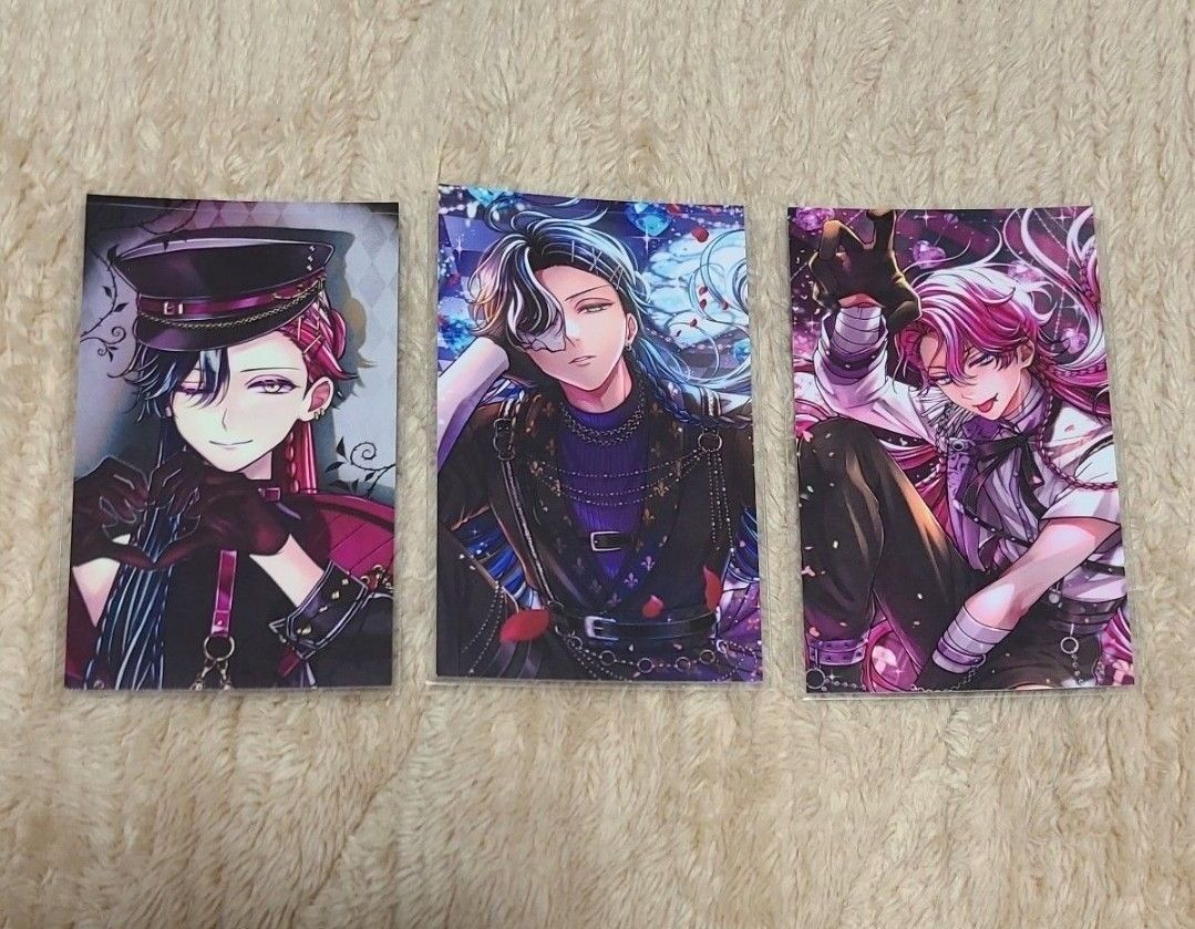 あくねこ バレンタイン トレカ風カード チェキ レア 箔押し ベレン 2枚