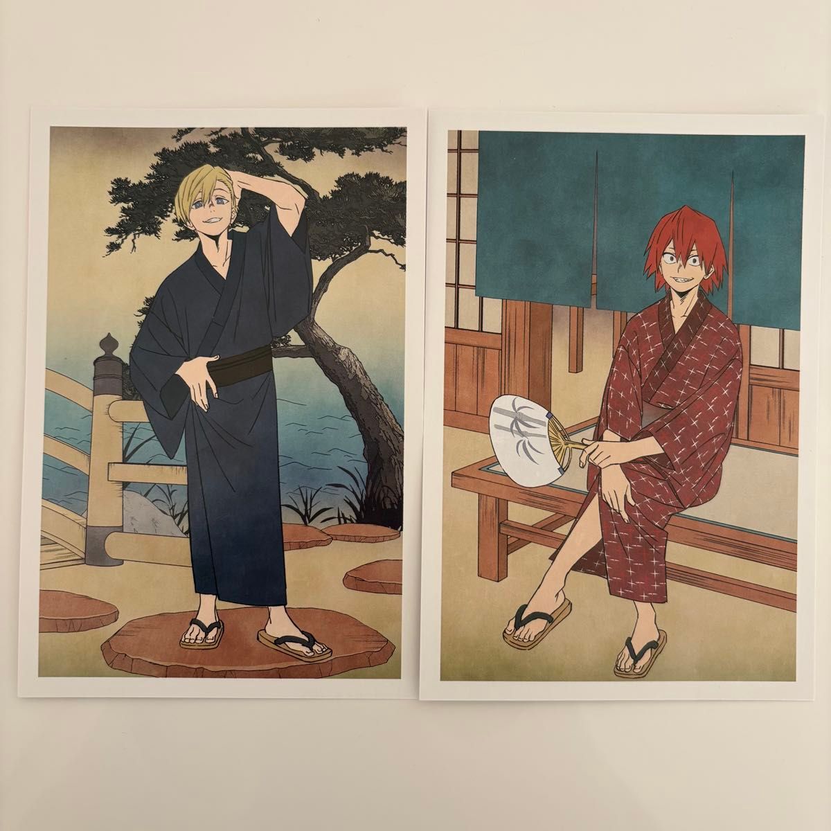 僕のヒーローアカデミア 浴衣 浮世絵 特典ポストカード 物間寧人