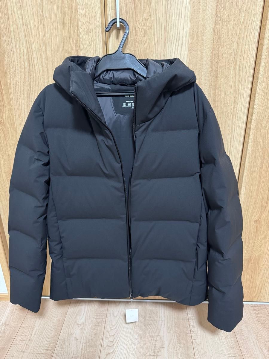 UNIQLO シームレスダウンパーカ Lサイズ ユニクロ ネイビー 紺 NAVY
