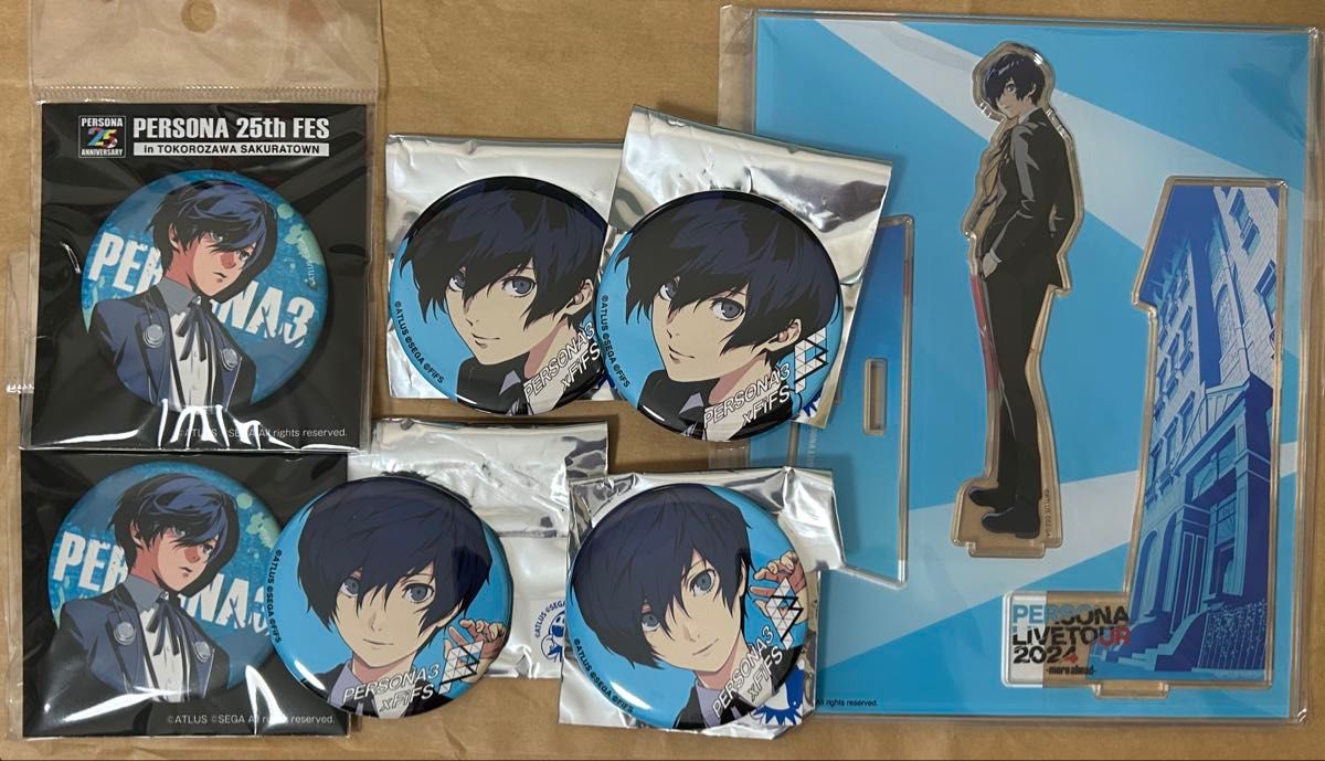 ペルソナ3 P3主人公 キタロー 結城理 FiFS persona TSUTAYA 下北沢 缶