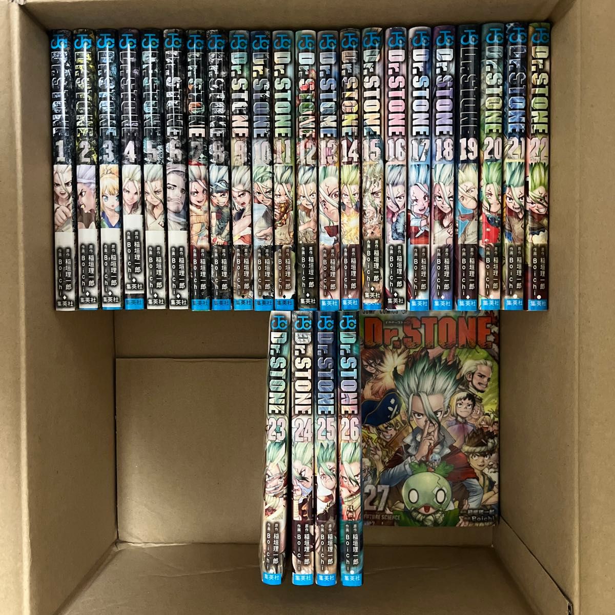 Dr STONE 1-27巻（全巻セット）+ 科学王国事典(キャラブック) 2024/4/4