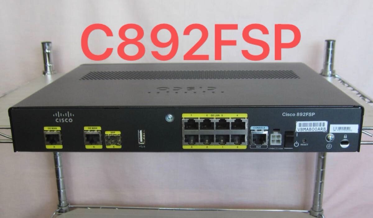 CCNA CCNP】2台Cisco891FJ 最新 IOS15 9｜Yahoo!フリマ（旧PayPayフリマ）