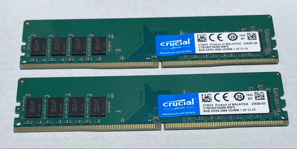 DDR4-2666 micron 4GB x4 16GB デスクトップ用メモリ MTA4ATF51264AZ