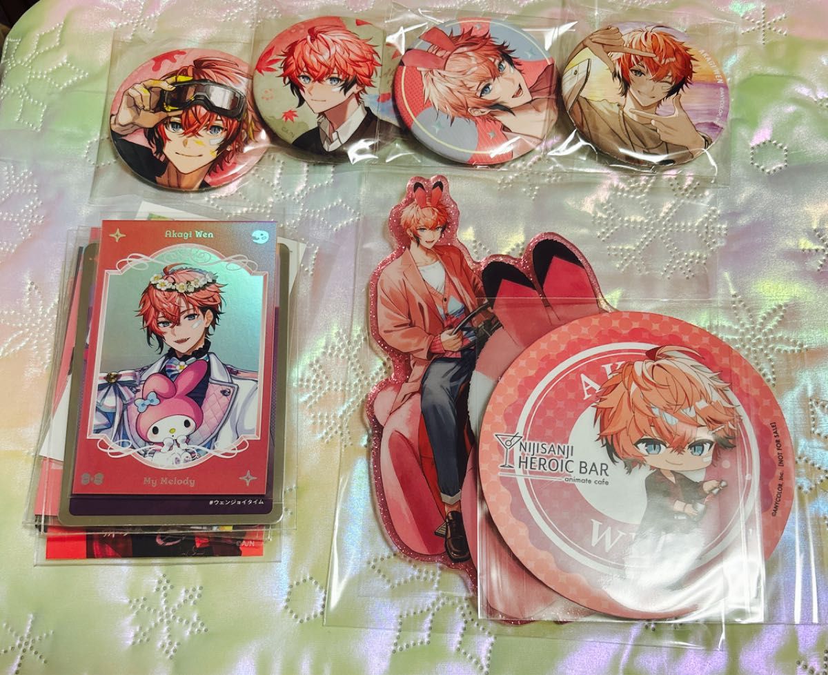 にじさんじ にじフェス OVERTURE 缶バッジ ホログラムカード 風楽 奏斗