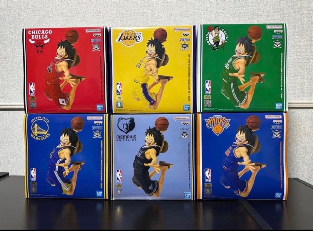 新品未使用品】NBA ルフィ ワンピースベースショップ 6体セット｜Yahoo