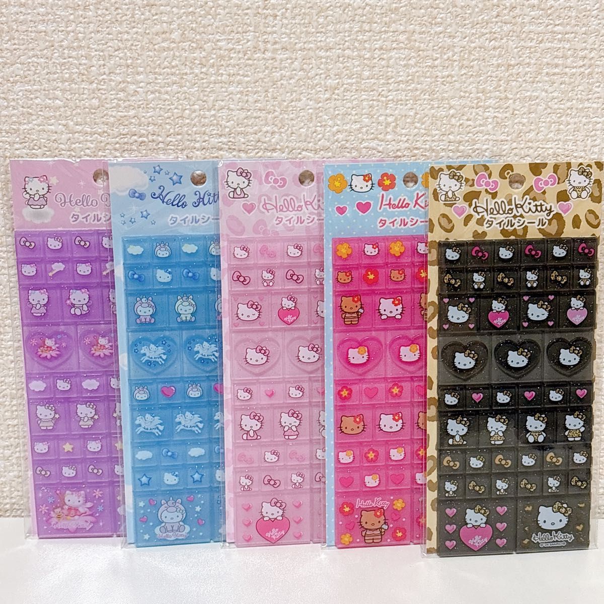サンリオ ハローキティ 2001年 レトロ シール ステッカー 6点 当時もの