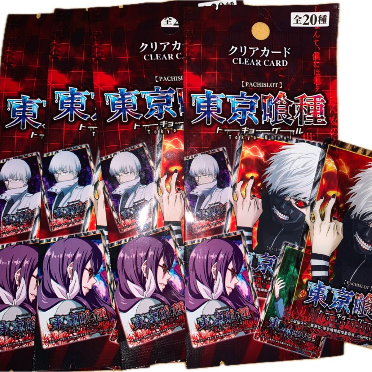 東京喰種 トーキョーグール クリアカード 全20種 パチスロ｜Yahoo