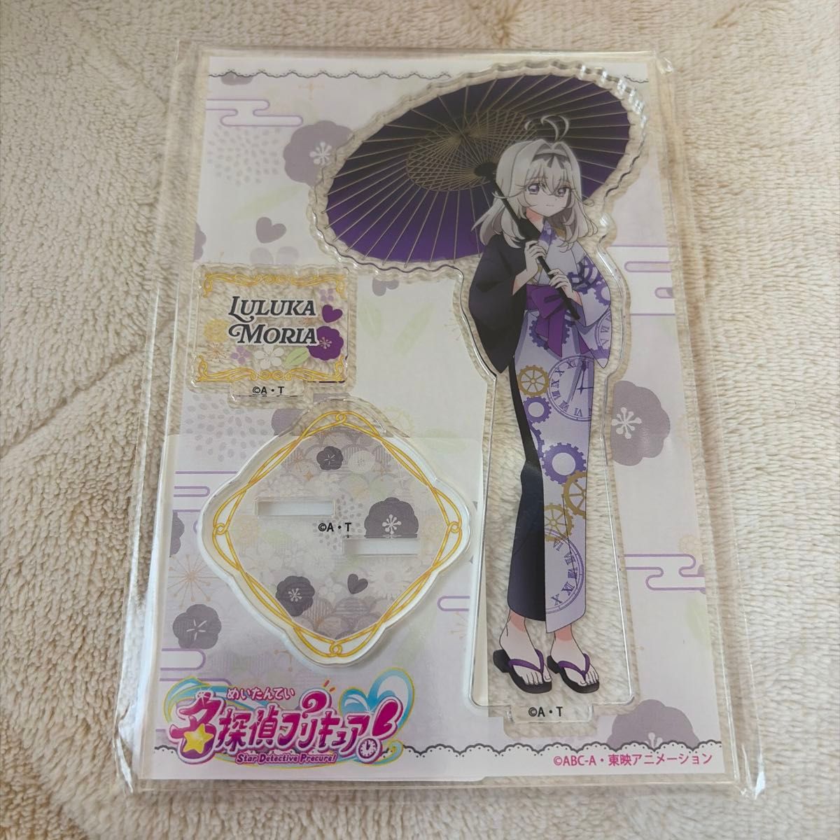 名探偵プリキュア 極楽湯 コラボ 森亜るるか コースター ノベルティ