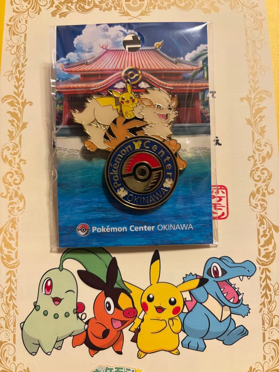 ポケモンセンター オーサカ DX ロゴピンズ ピカチュウ サルノリ
