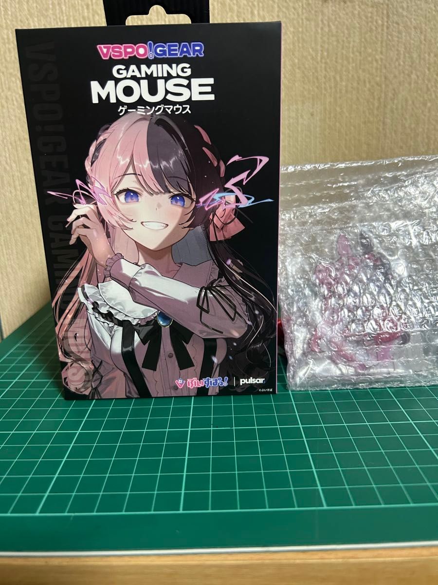新品未使用】ぶいすぽっ VSPO GEAR ゲーミングマウス 白波らむね