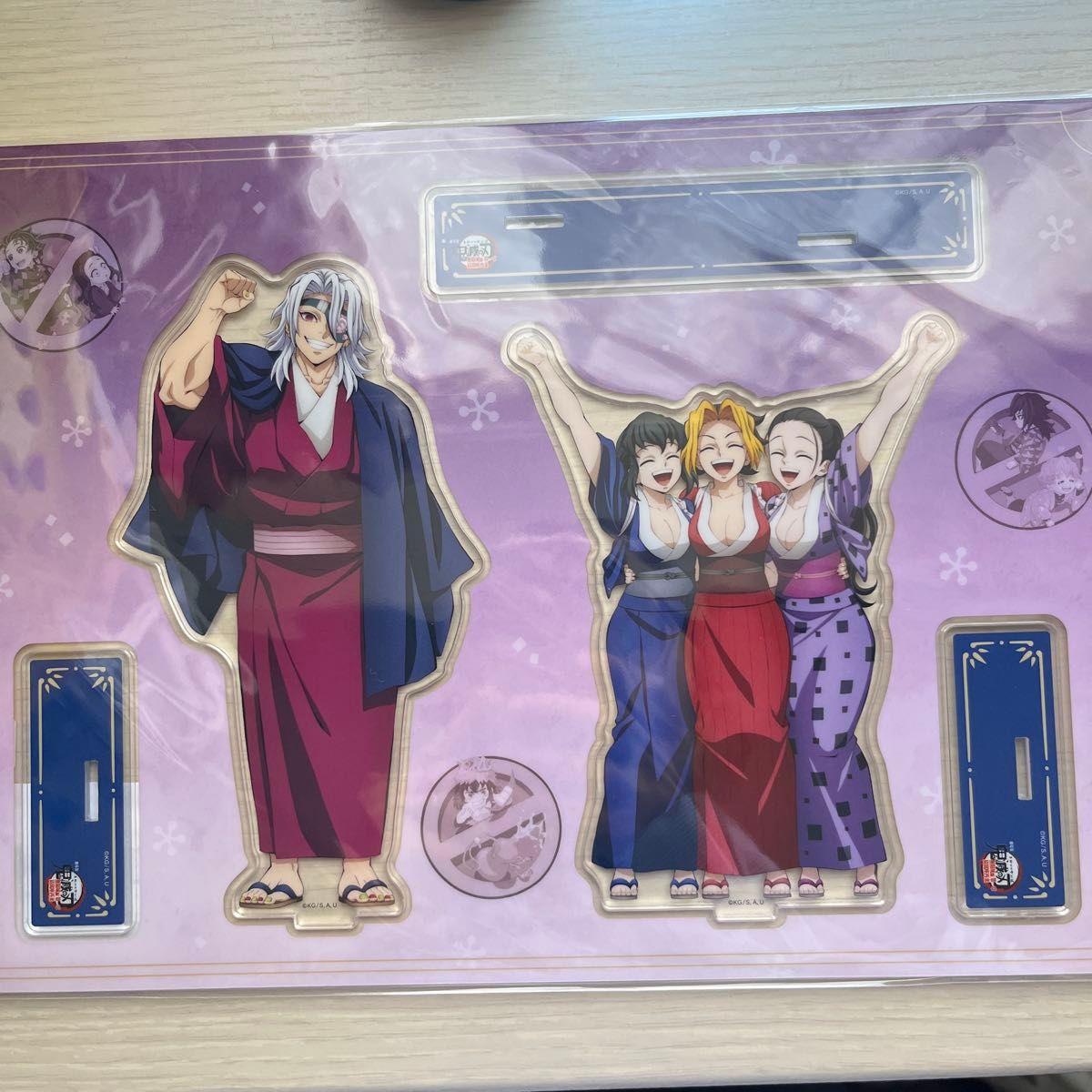 鬼滅の刃 C104 寝そべりイラストグッズ 宇髄天元 等身大寝そべり布