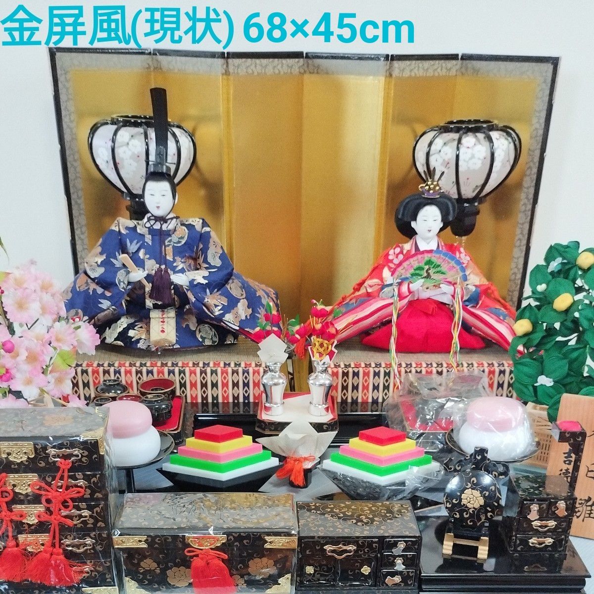 Sylvanian Families 吉徳大光ひな人形 親王飾り シルバニアファミリー