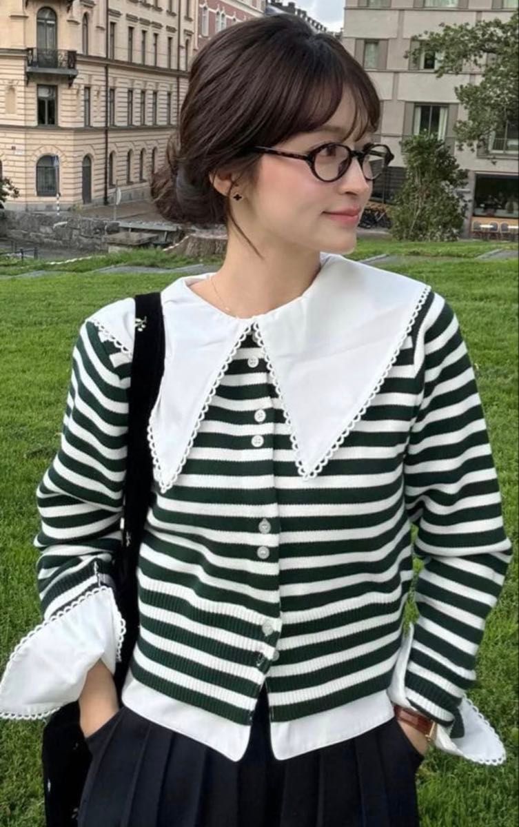 bibiy PATTY PILGRIM TOP 即日発送 グレー ニット カーディガン｜Yahoo