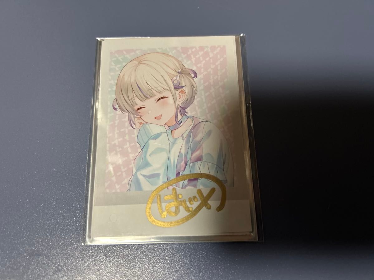 響咲リオナ 誕生日記念2025 ホロライブ 直筆サイン チェキ風カード