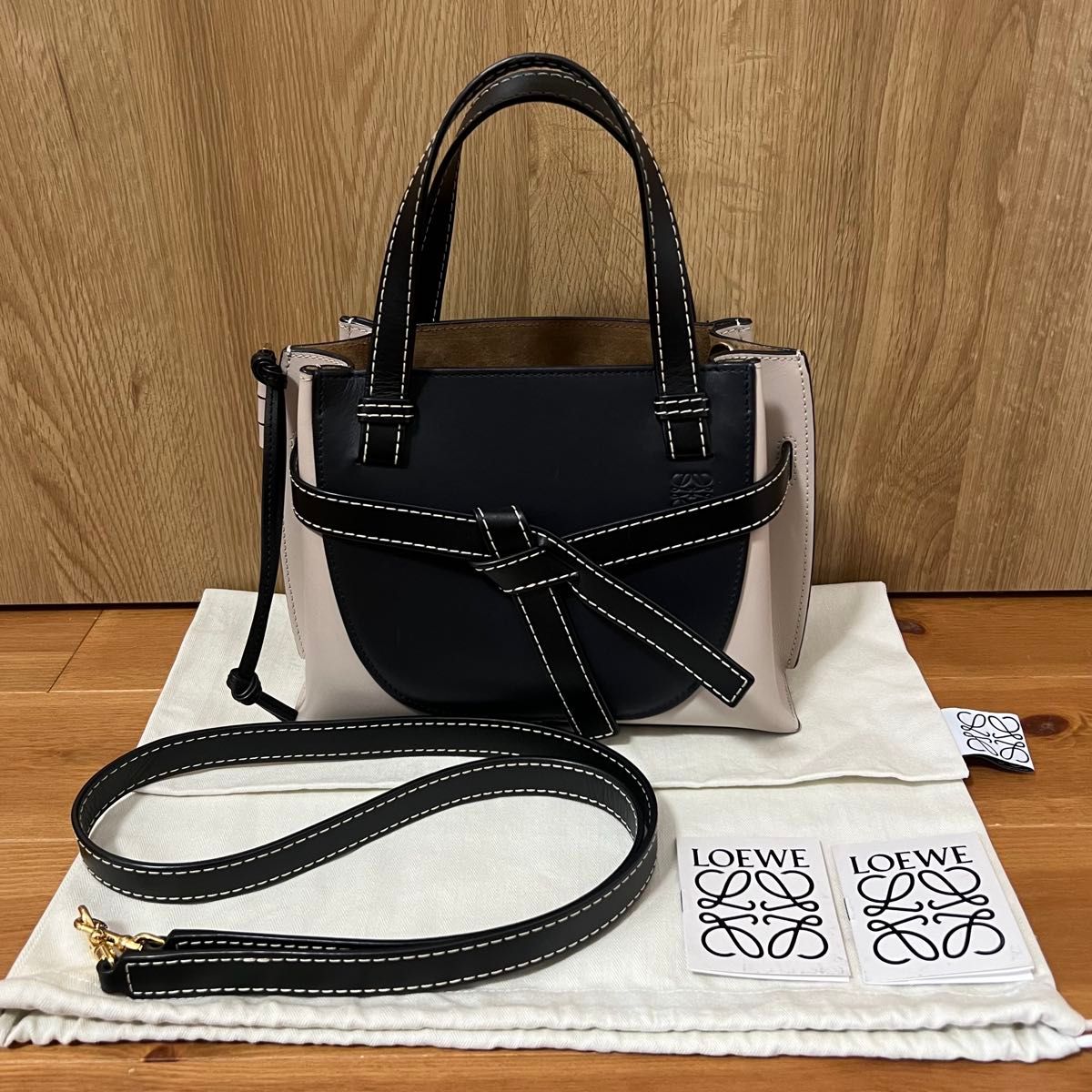 未使用 LOEWE ロエベ ウーブンスパイラル ストラップ 付け替えハンドル