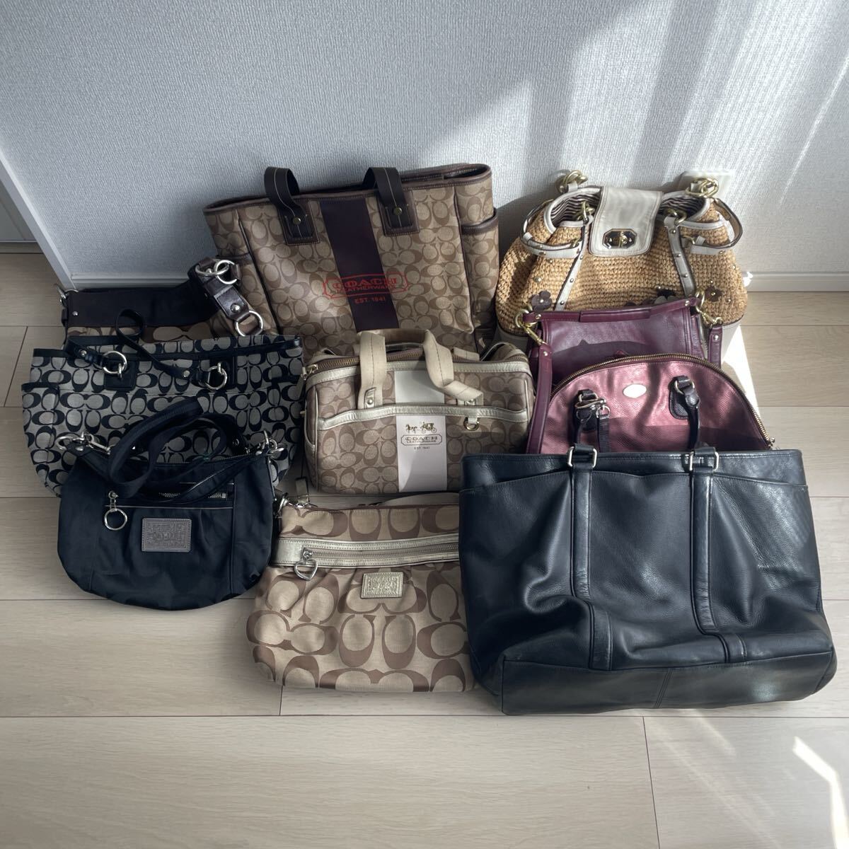 Yahoo!オークション -「コーチ バッグ セット」の落札相場・落札価格