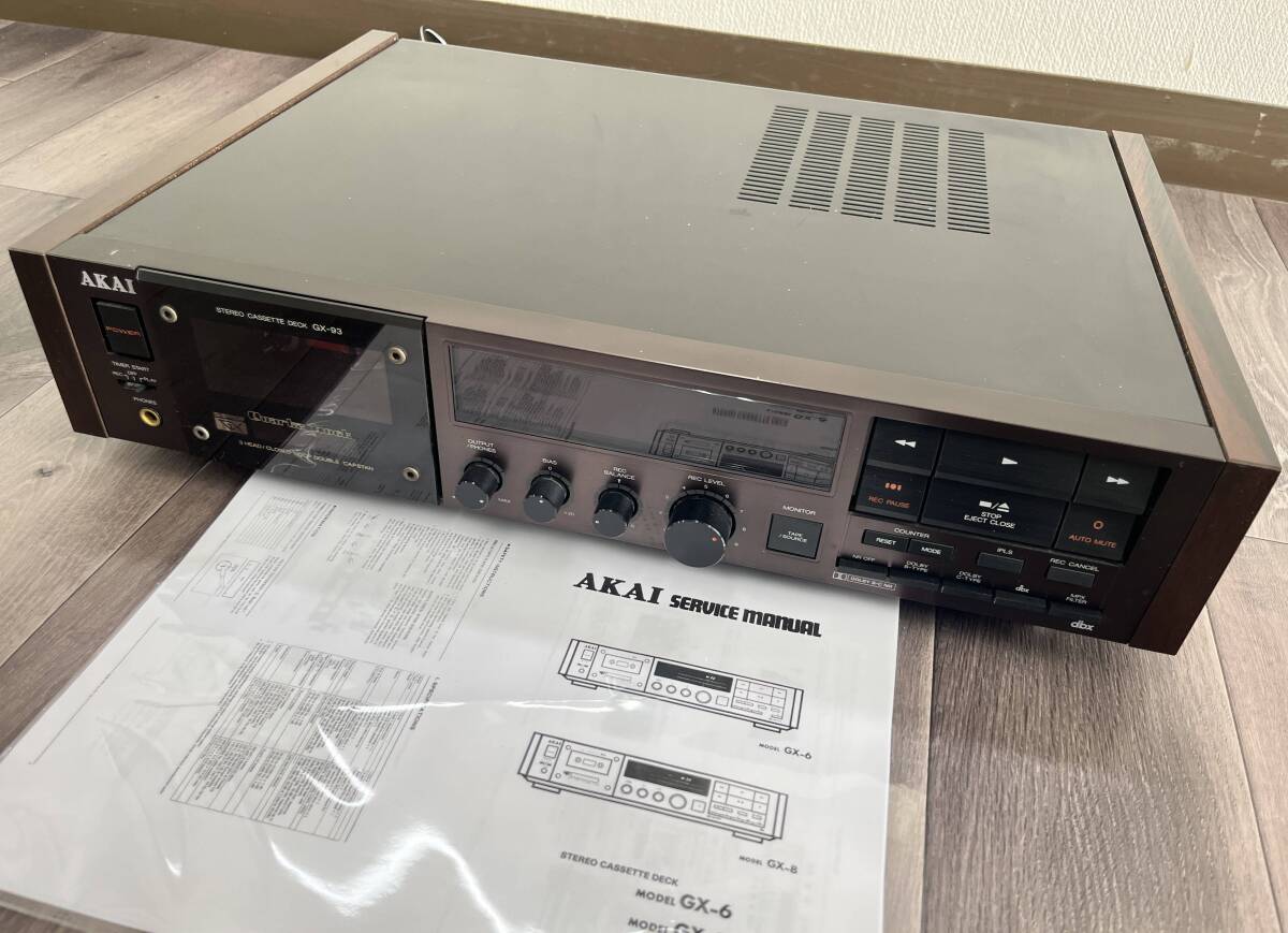 Yahoo!オークション - AKAI GX-R66 希少シルバー動作品 アカイ カセッ