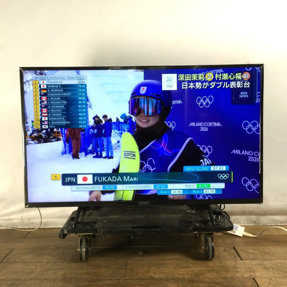 SONY BRAVIA KJ-43X8000H [43インチ] オークション比較 - 価格.com