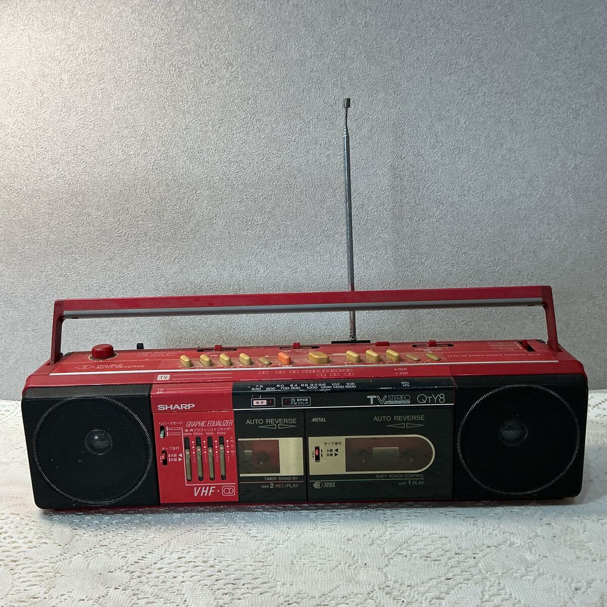 Yahoo!オークション -「sharp qt」(ラジカセ) (カセットデッキ)の落札