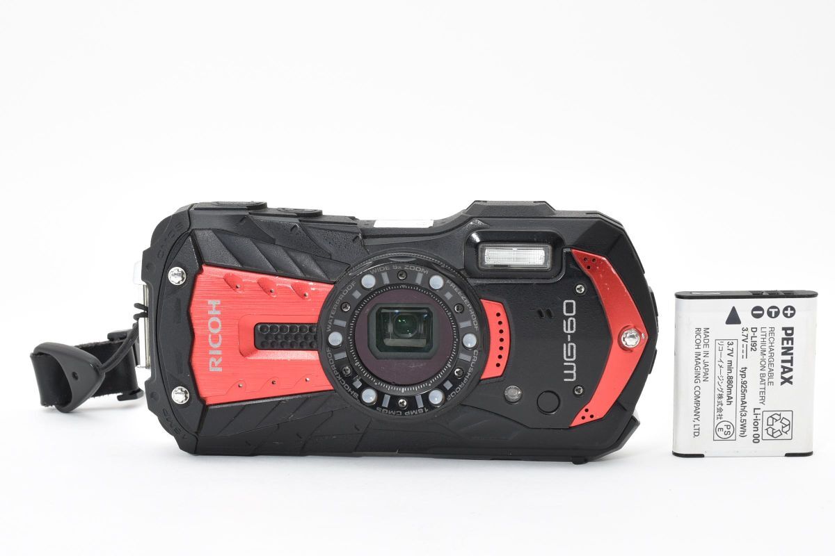 リコー RICOH WG-60 [ブラック] オークション比較 - 価格.com