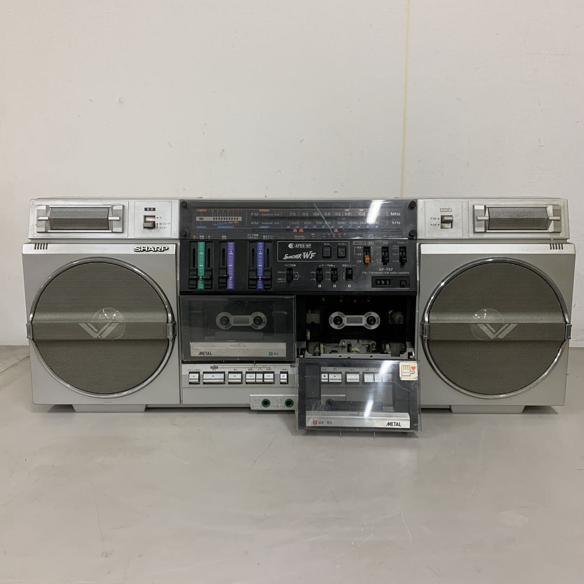 Yahoo!オークション -「757」(ラジカセ) (カセットデッキ)の落札相場