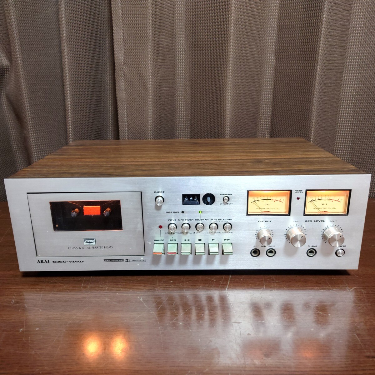 Yahoo!オークション -「akai カセットデッキ gxc-710d」(カセット