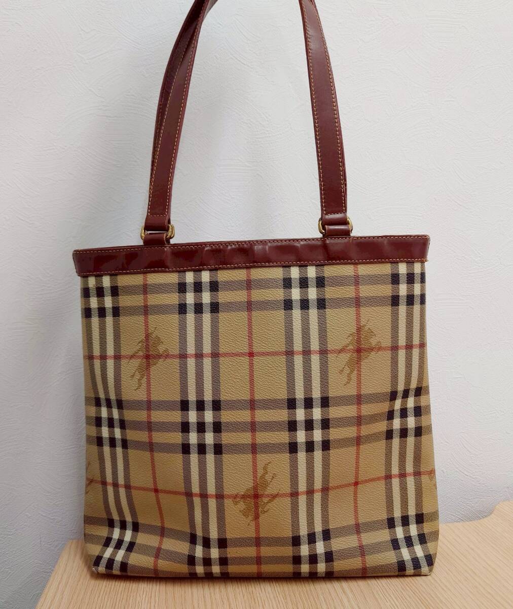 Yahoo!オークション -「バーバリー ノバチェック バッグ」(トート