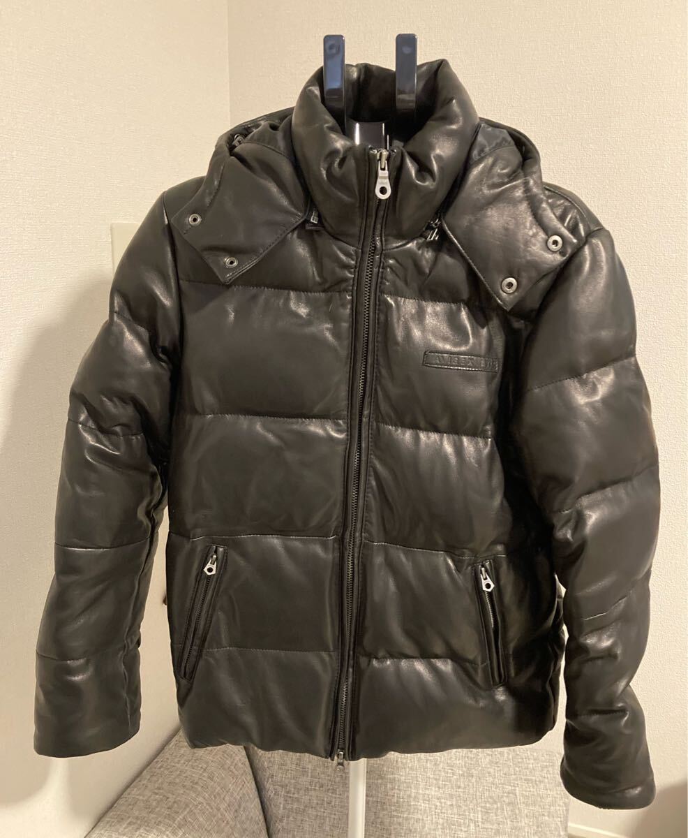 2026年最新】Yahoo!オークション -本革レザーダウンジャケットの中古品