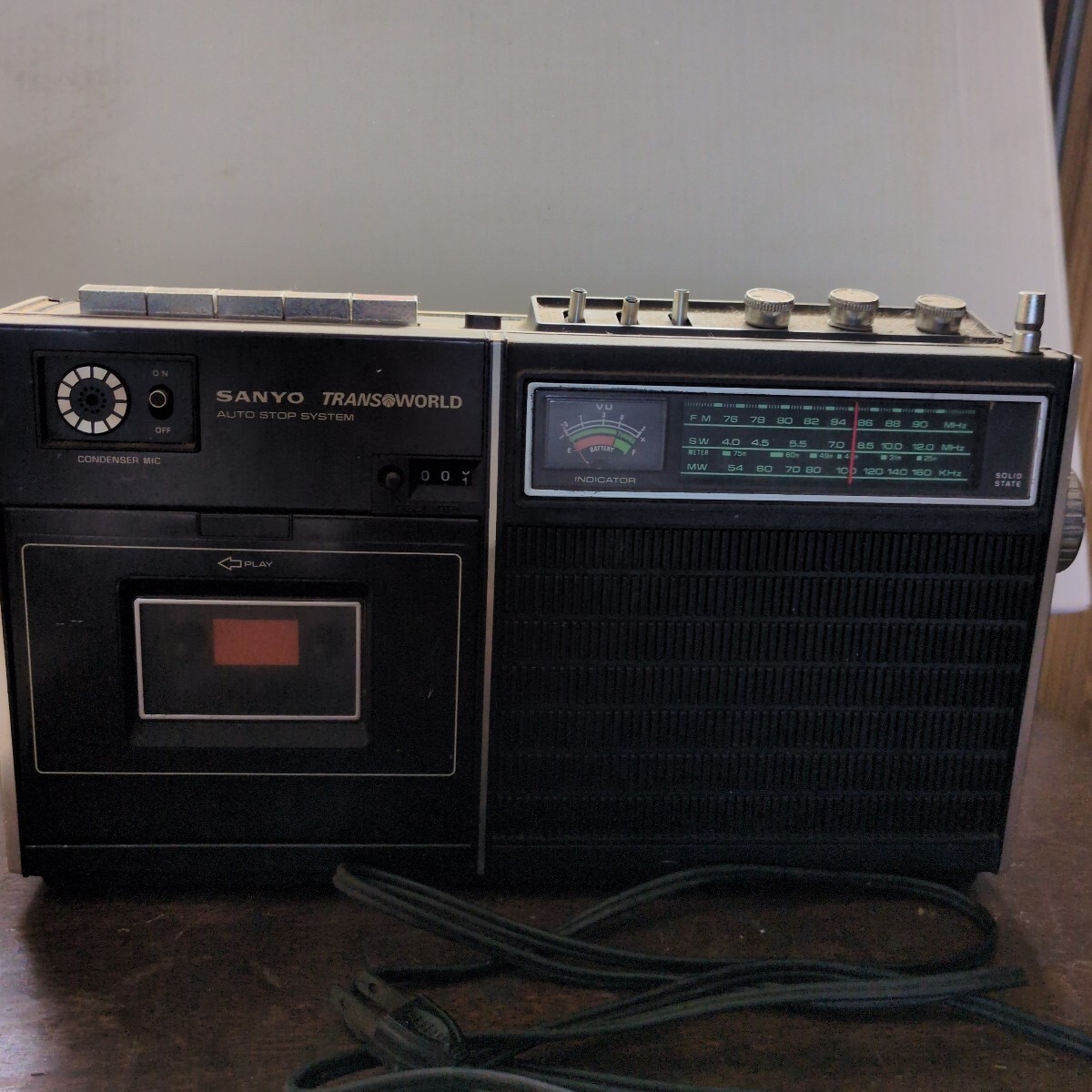 Yahoo!オークション - SANYO サンヨー U4-S6 STEREO RADIO CASSETTE RE
