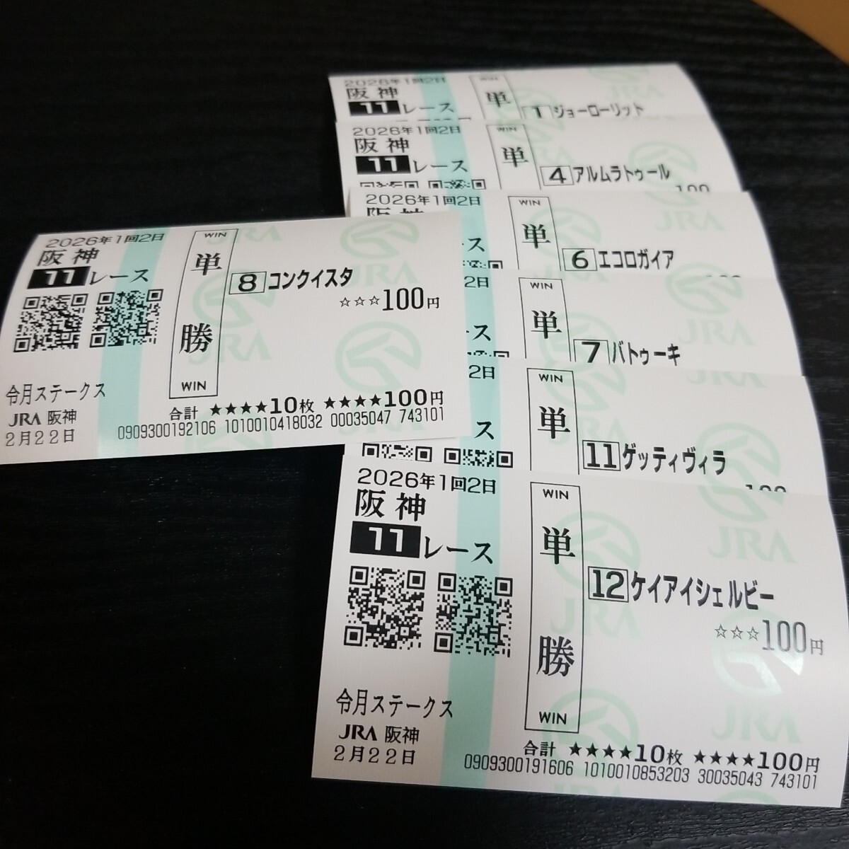 Yahoo!オークション -「現地的中単勝馬券」の落札相場・落札価格