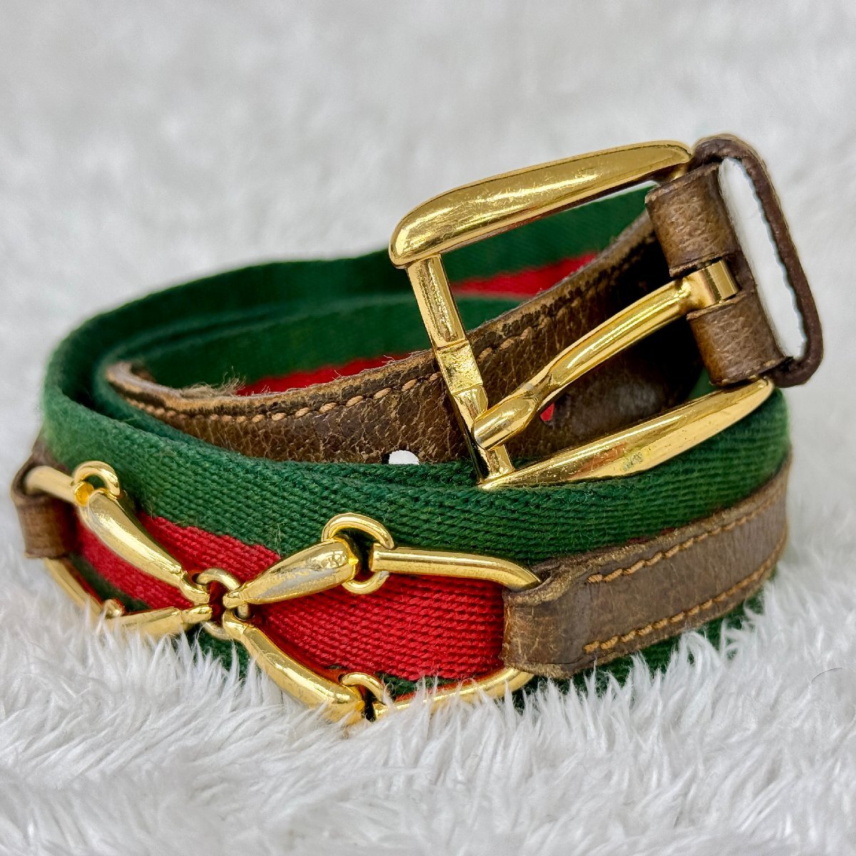 Yahoo!オークション -「グッチ ホースビット ベルト」(グッチ) (く)の