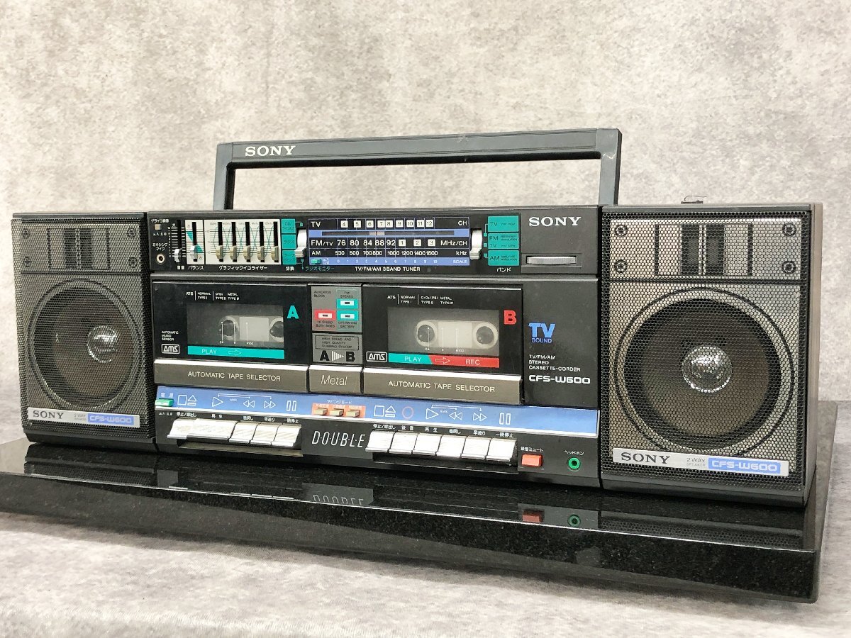 Yahoo!オークション -「sony cfs w」(ラジカセ) (カセットデッキ)の