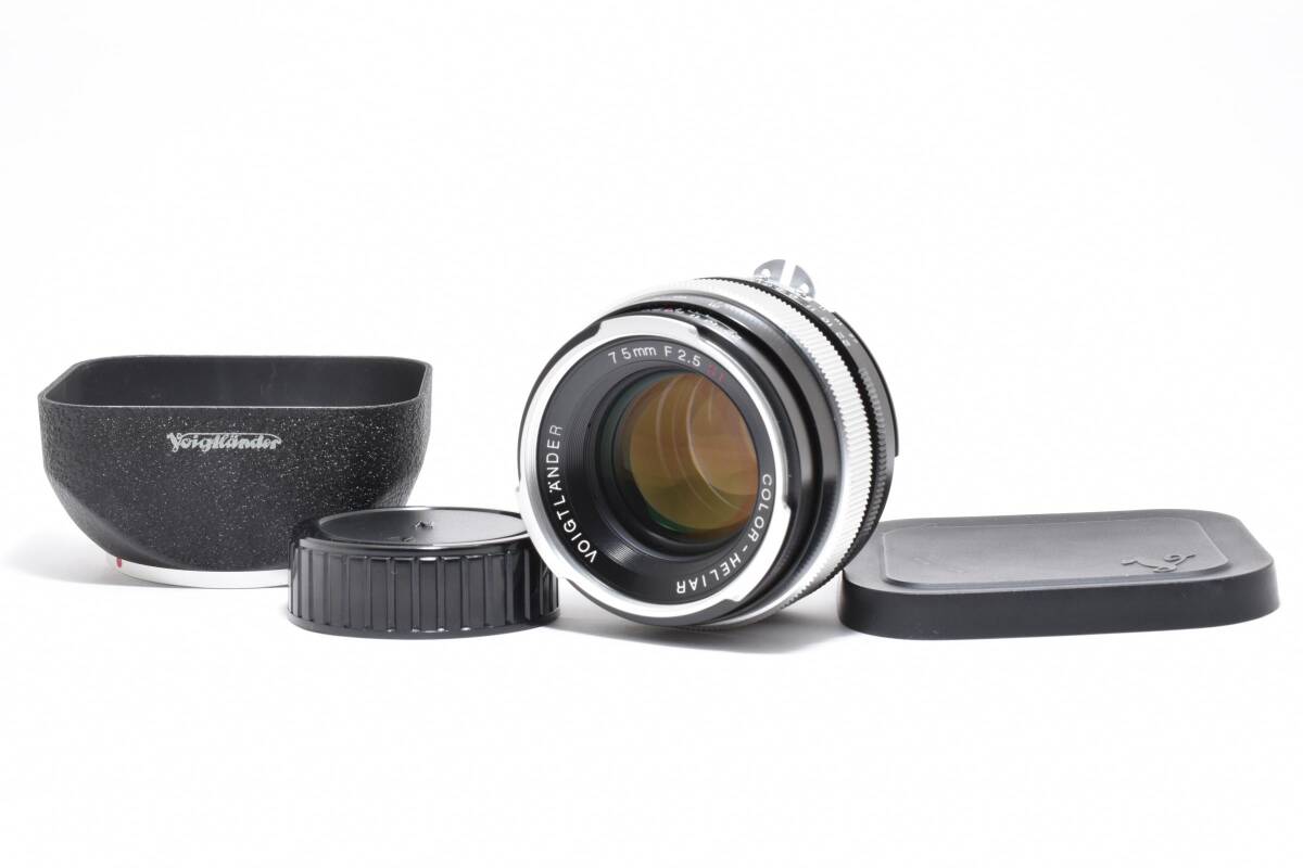 コシナ フォクトレンダー COLOR-HELIAR 75mm F2.5 (ﾌﾞﾗｯｸ