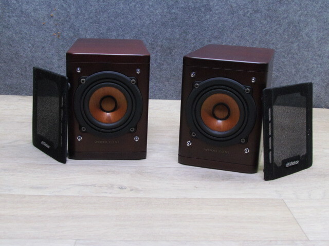 Yahoo!オークション -「victor ウッドコーンスピーカー」(一般