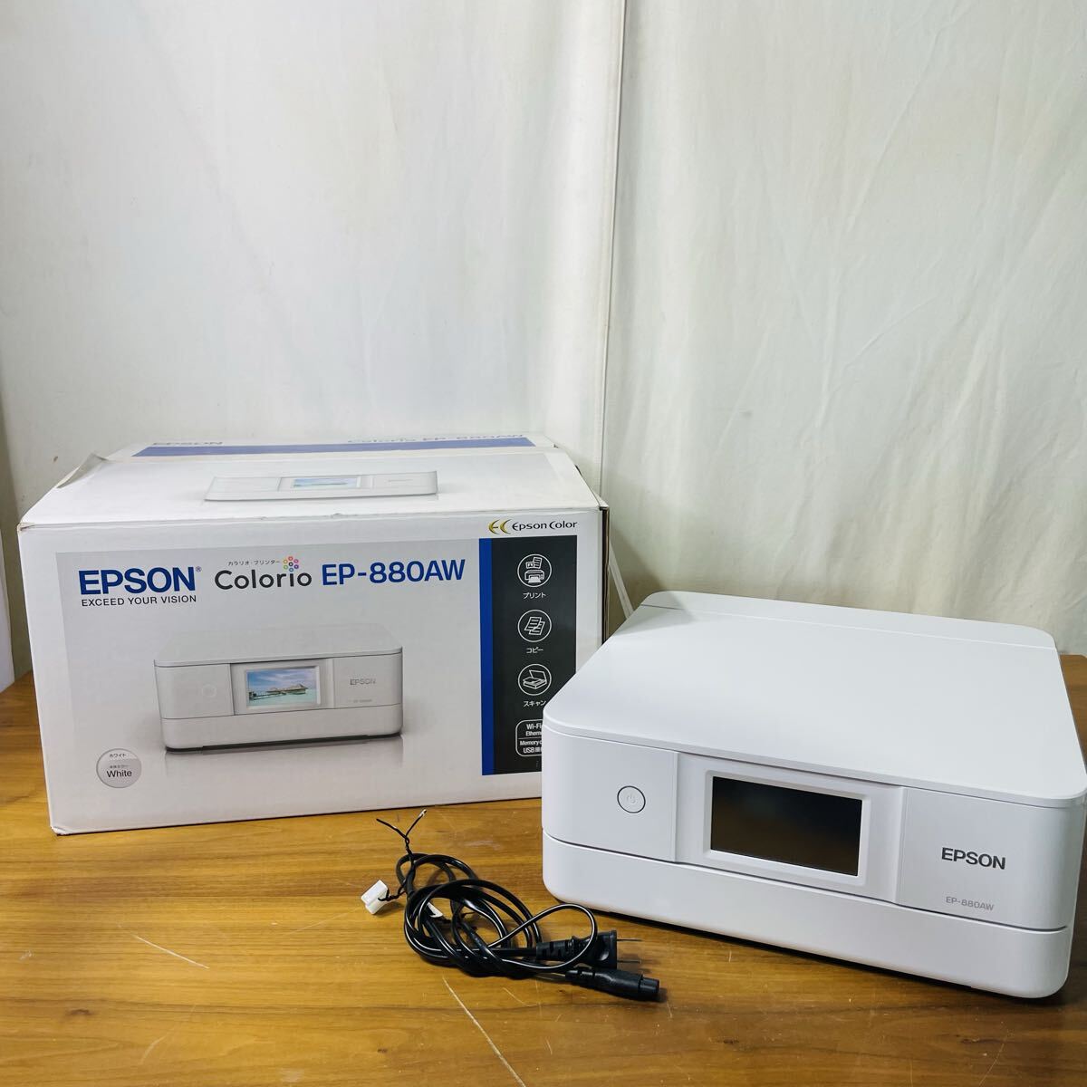 Yahoo!オークション -「エプソン カラリオ ep-880aw ホワイト」の落札