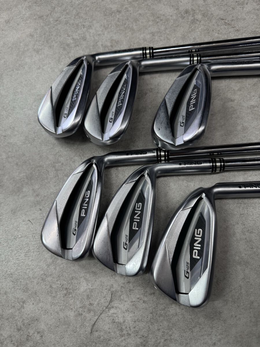 ピン G425 アイアン 6本セット [ALTA J CB SLATE フレックス：SR