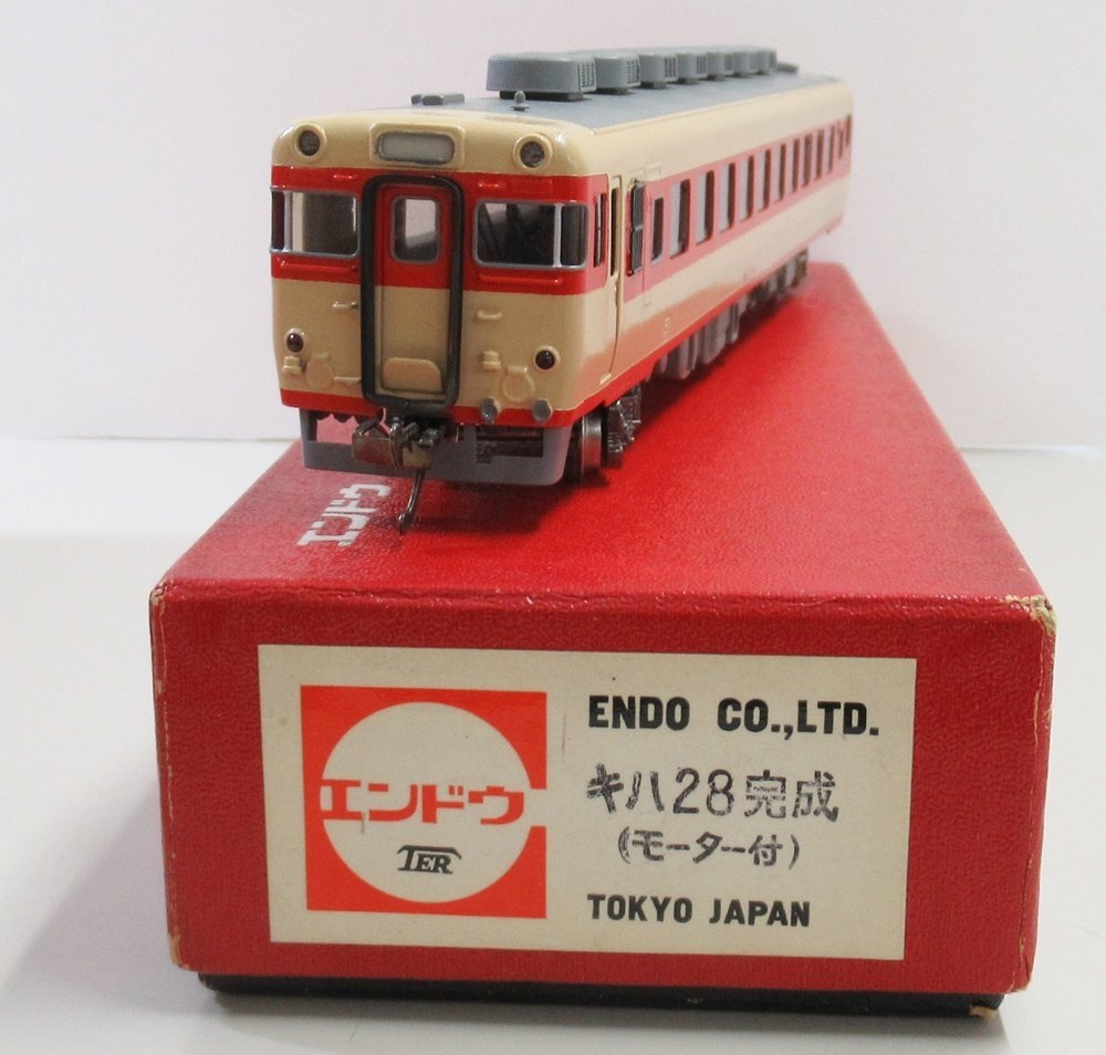 Yahoo!オークション -「キハ28 エンドウ」(HOゲージ) (鉄道模型)の落札