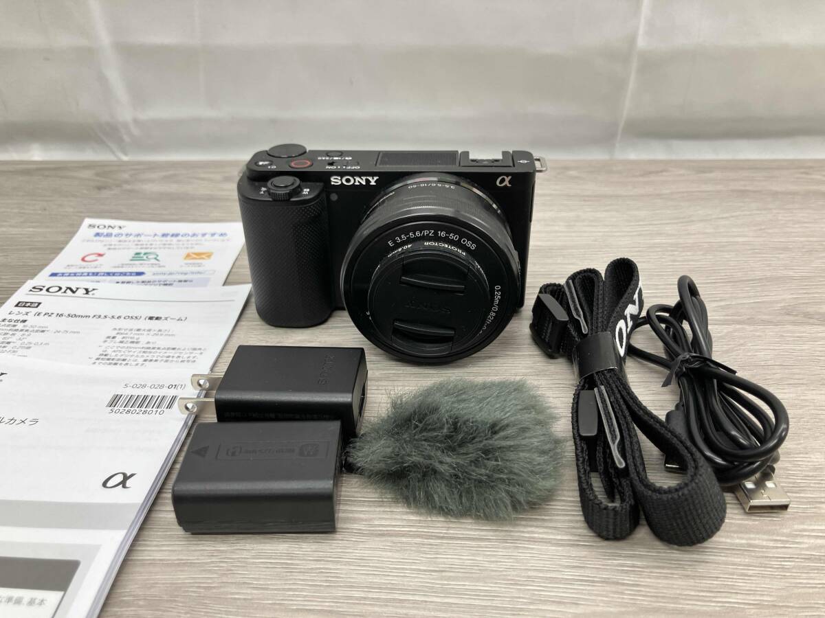SONY VLOGCAM ZV-E10L パワーズームレンズキット [ブラック