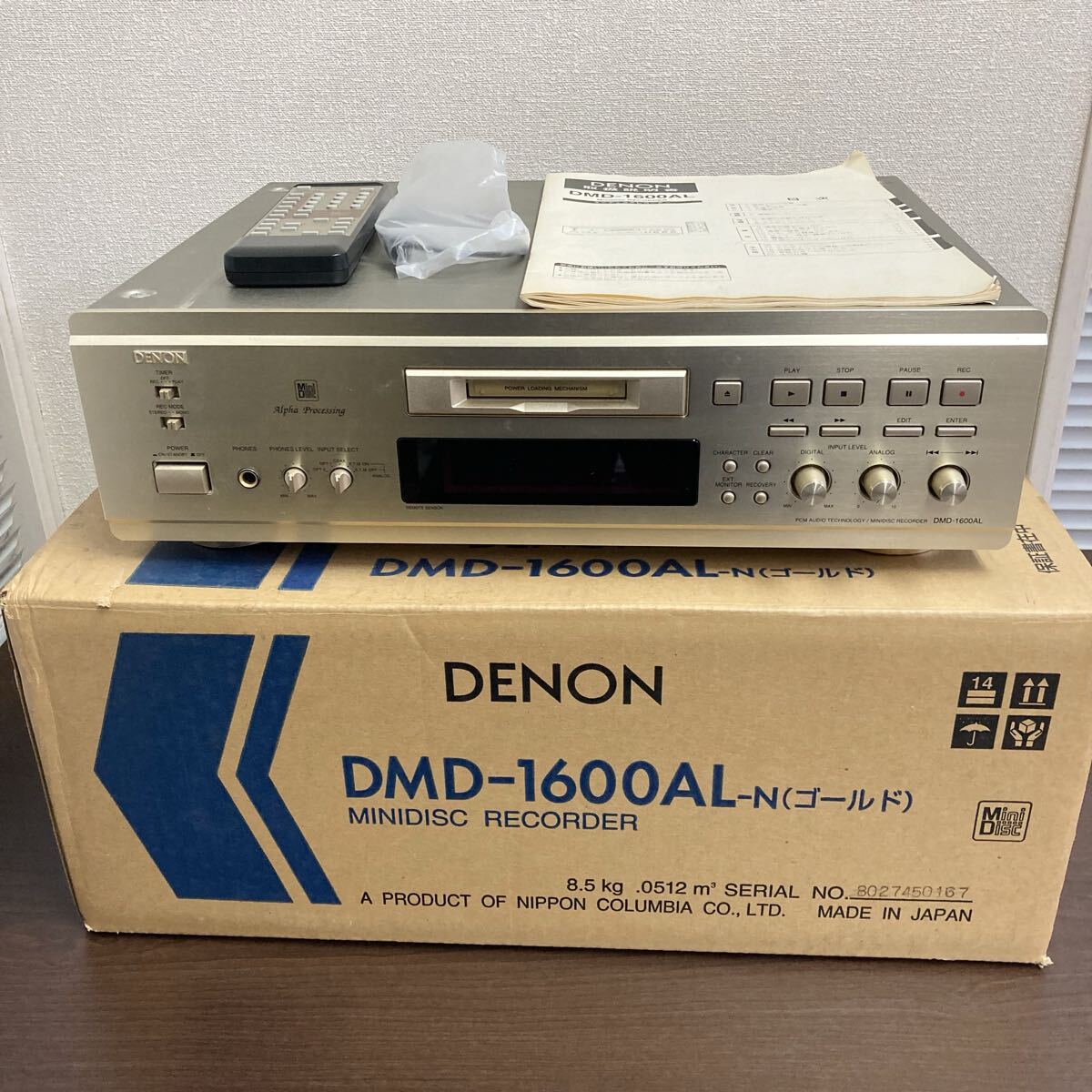 Yahoo!オークション -「denon dmd-1600al」(MDデッキ) (オーディオ機器