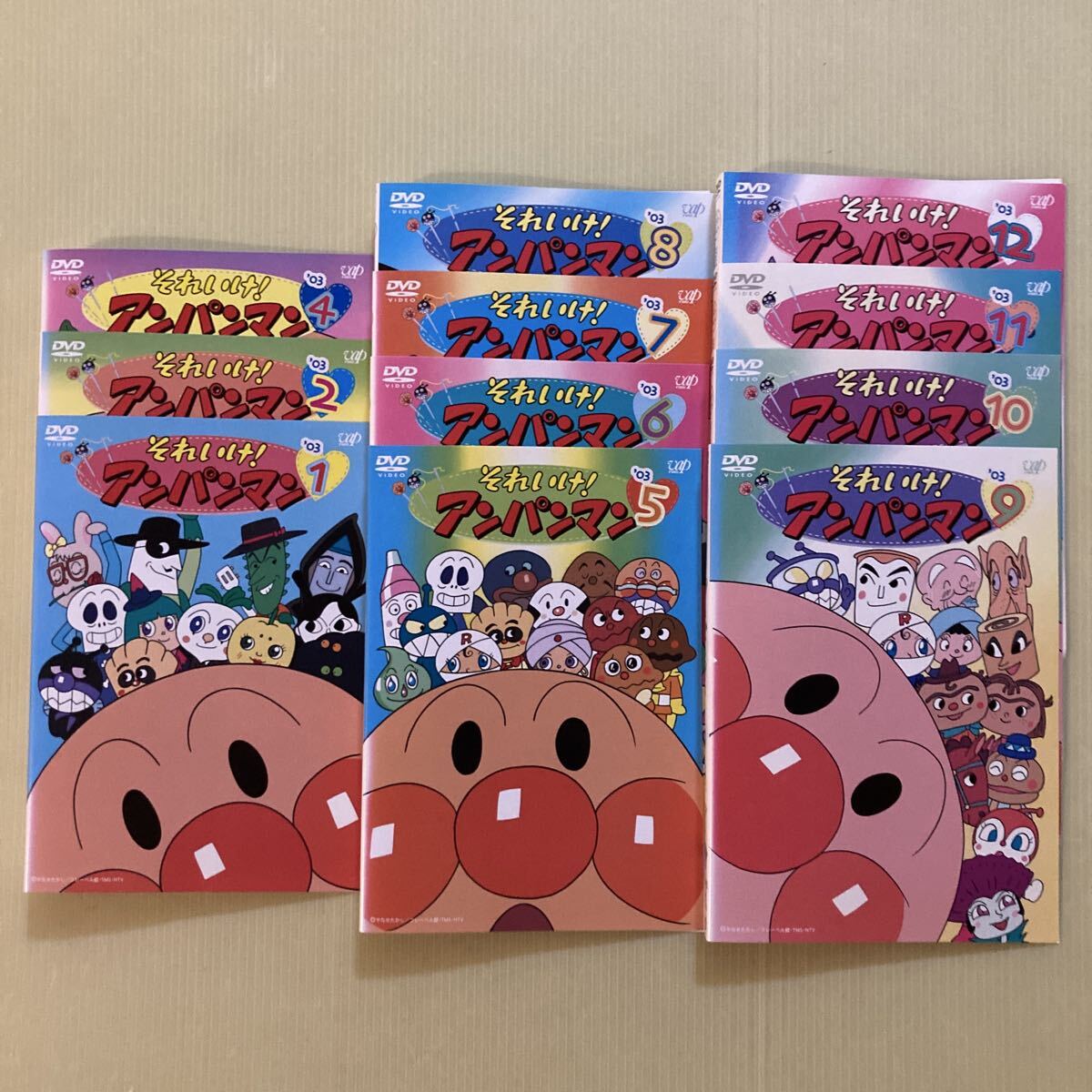 それいけ アンパンマン '03 12巻全巻セット 管理番号30989 DVD