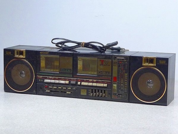 Yahoo!オークション -「sharp qt」(ラジカセ) (カセットデッキ)の落札