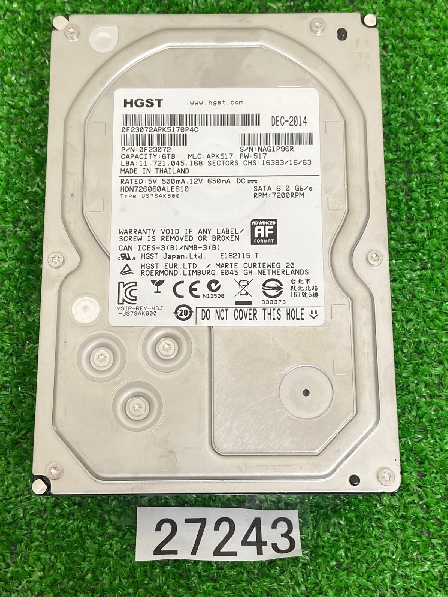 Yahoo!オークション -「hgst 6tb」の落札相場・落札価格