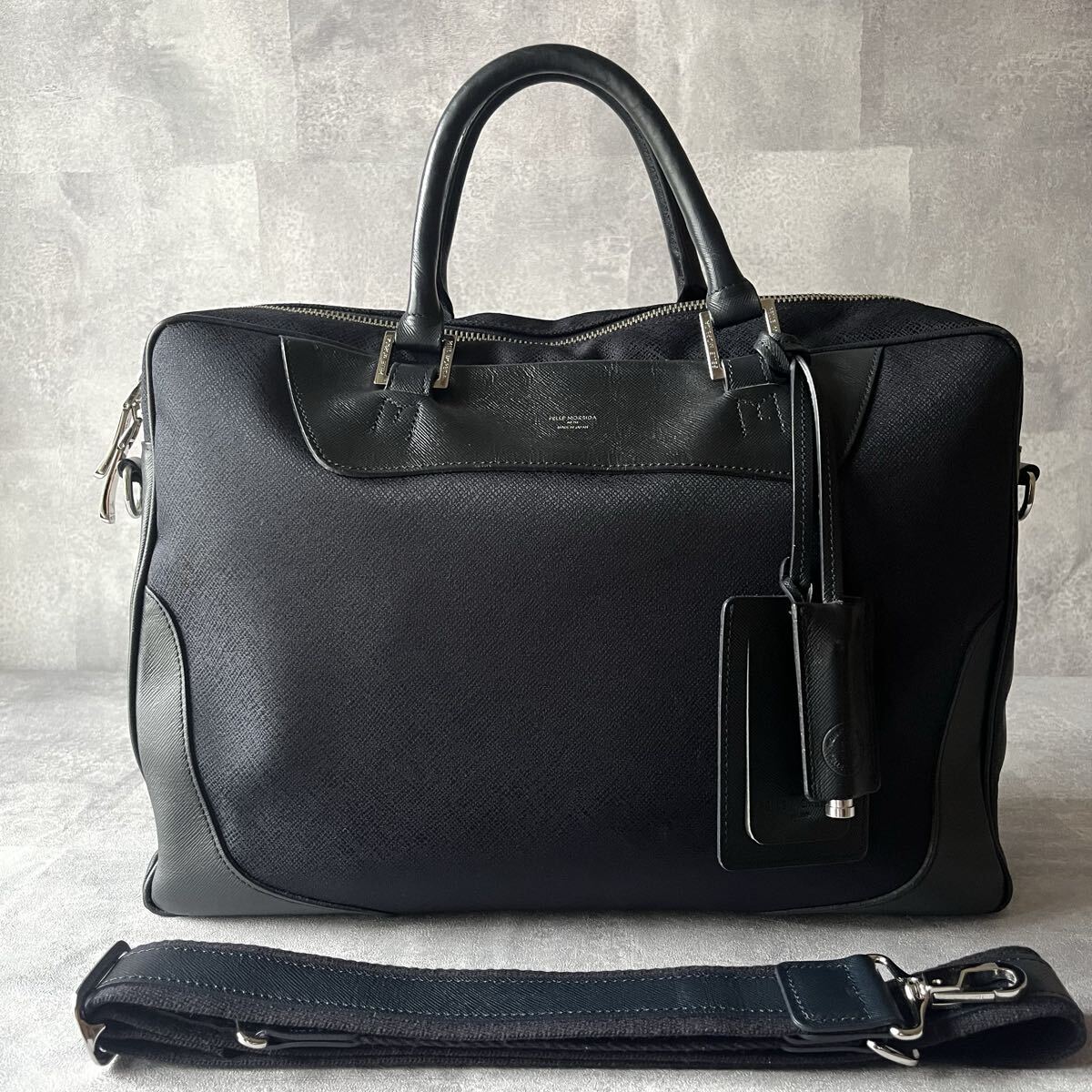 サマンサキングズ トートバッグ クロコ型押し A4収納 ビジネスバッグ